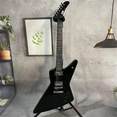 Explorer black Electric Guitar James Hetfield 6 String Solid Body Hot Sale