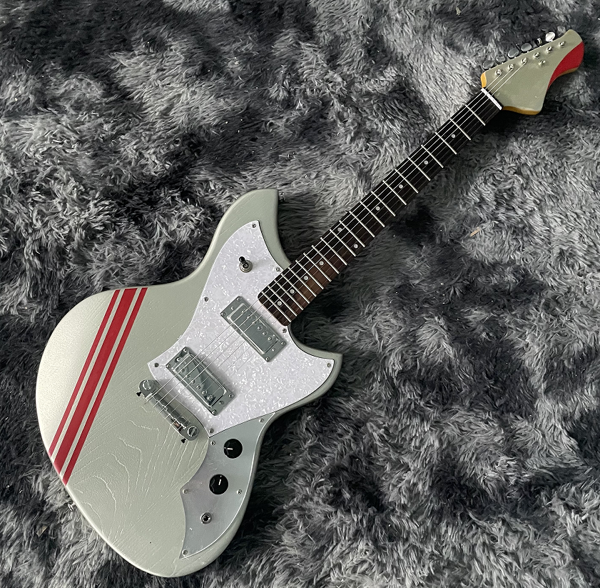 Light Aging Novo Serus J Electric Guitar Inca Silver Racing Stripes Maple Neck