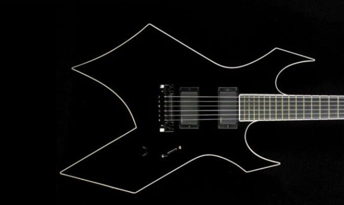 Custom Mick Thomson Black Electric Guitar Black Hardware 2H Pickups