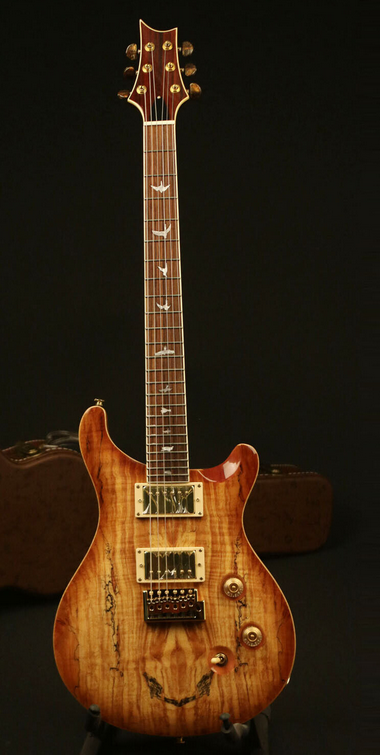 Custom 5A Grade Spalted Maple Top High Quality 6 Strings Electric Guitar