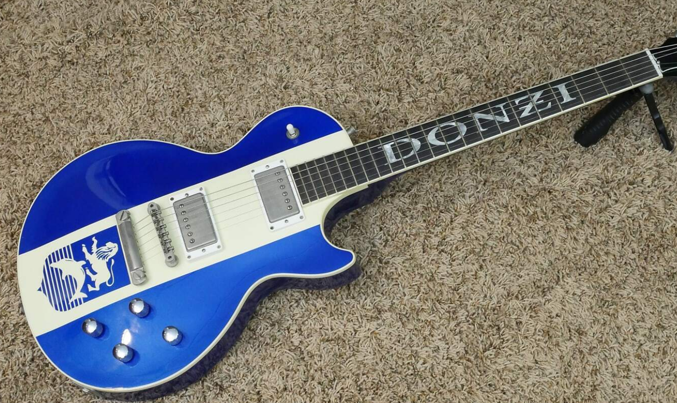 Buyer Custom Blue Electric Guitar