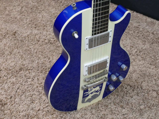 Buyer Custom Blue Electric Guitar