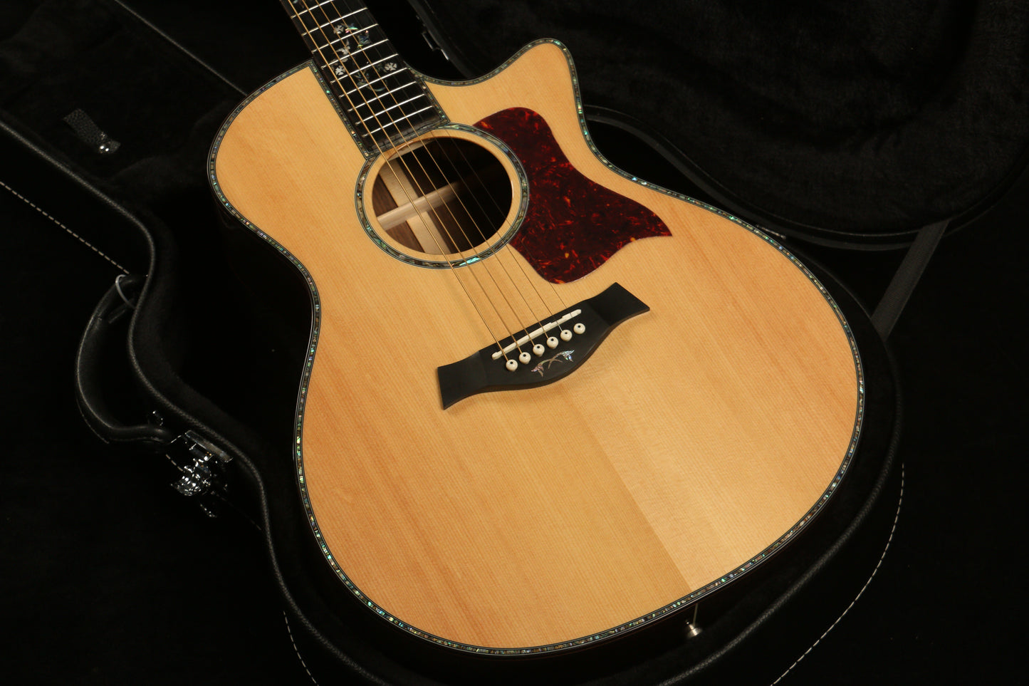 Custom  Left Handed 916 Electric Acoustic Guitar Solid Sitka Spruce Top Real Abalone Inlay With EQ