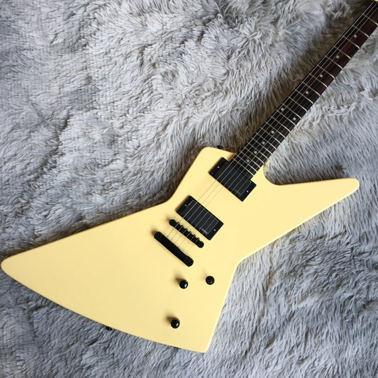 Custom ESP Explorer Electric Guitar Cream Color Mahogany Body