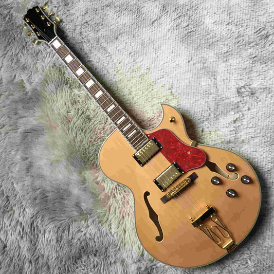 Custom Black Byrdland Jazz Electric Guitar  Hollow Body Archtop 596mm HH Pickups