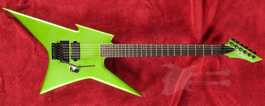 Green Electric Guitar Without Hardware