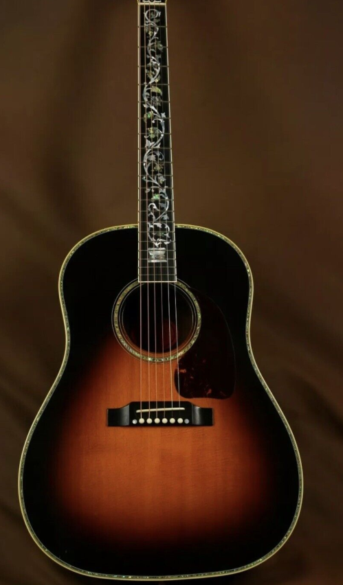 J45 acoustic guitar Spruce Top Bone Nut  Sunburst