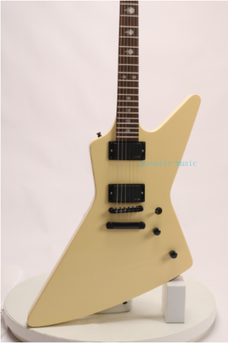 Electric Guitar Eet Fuk Middle Finger Inlays white active pickups Lock tuner