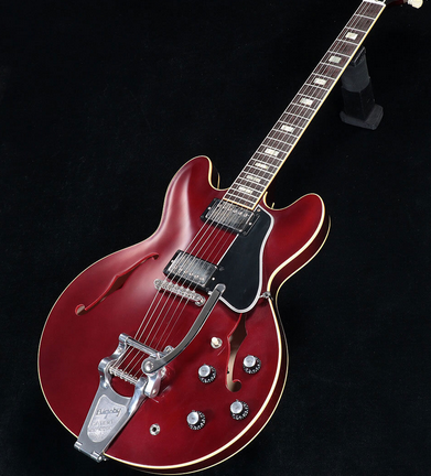 Custom Shop Metallic Wine Red Semi Hollow 335 Electric Guitar Chrome Hardware