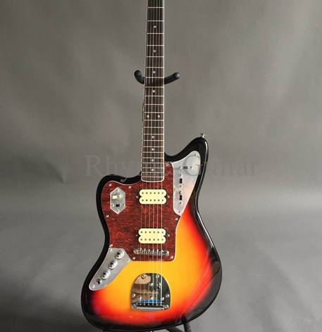 Sunburst Color Custom Finish Electric Guitar HH Pickup Free Shipping