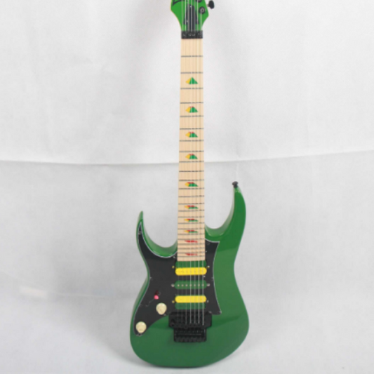 Custom Left Hand Army Green 7V Electric Guitar HSH Pickup Maple Neck Fast Shipping