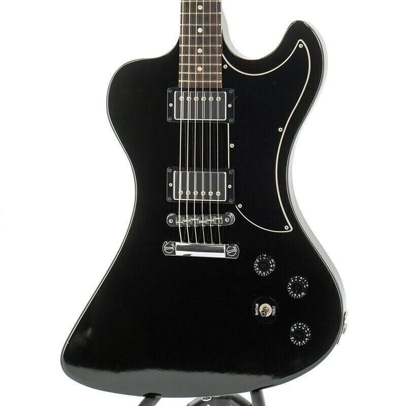 Custom Matte Black Finished Left Handed Electric Guitar Block Inlay Black Hardware