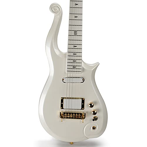 ZUWEI Electric Guitar 39inch 6 String Solid Wood Electric Guitar S-H Pickups, Maple Fingerboard, Gold Hardware (Pearl White)