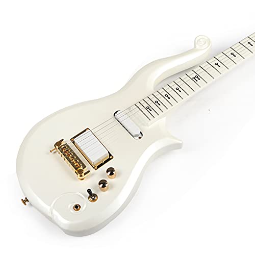 ZUWEI Electric Guitar 39inch 6 String Solid Wood Electric Guitar S-H Pickups, Maple Fingerboard, Gold Hardware (Pearl White)