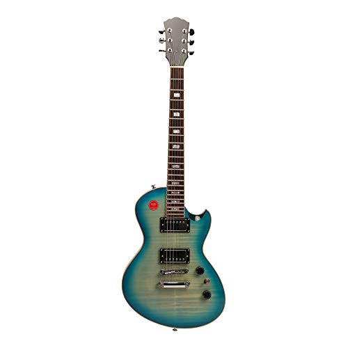 ZUWEI SGS Style Flamed Maple Top Rosewood Fingerboard Gloss-Red Burst,Blue Burst,Black Burst