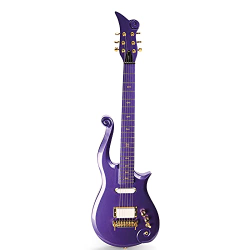 ZUWEI Electric Guitar 39inch 6 String Solid Wood Electric Guitar S-H Pickups, Maple Fingerboard, Gold Hardware (Purple)