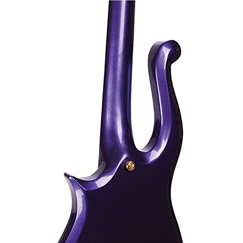 ZUWEI Electric Guitar 39inch 6 String Solid Wood Electric Guitar S-H Pickups, Maple Fingerboard, Gold Hardware (Purple)