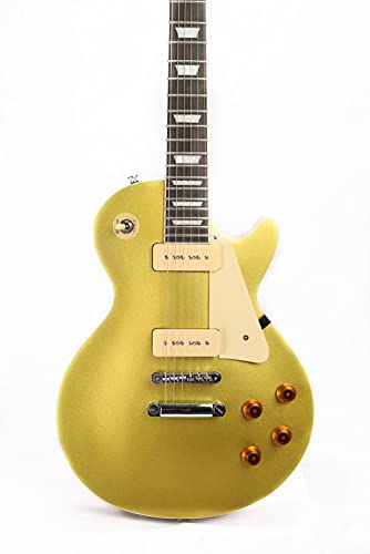 Starshine Standard Electric Guitar Gold Top P90 Pickups Solid Mahogany Body