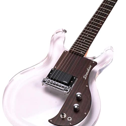 Starshine Electric Guitar Dan Style Acrylic Body Guitar Rosewood Pickguard (guitar)