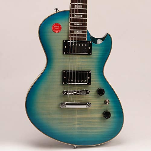 CKYXO SGS Style Flamed Maple Top Rosewood Fingerboard Gloss-Red Burst,Blue Burst,Black Burst