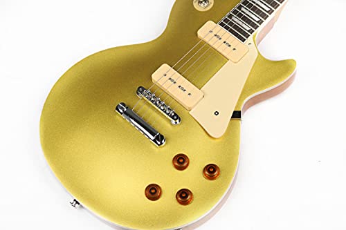 Starshine Standard Electric Guitar Gold Top P90 Pickups Solid Mahogany Body