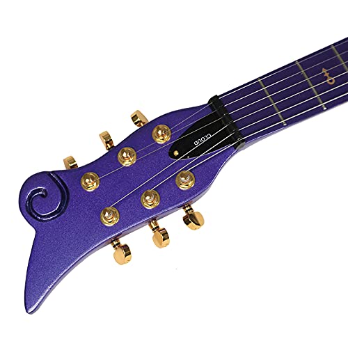 ZUWEI Electric Guitar 39inch 6 String Solid Wood Electric Guitar S-H Pickups, Maple Fingerboard, Gold Hardware (Purple)