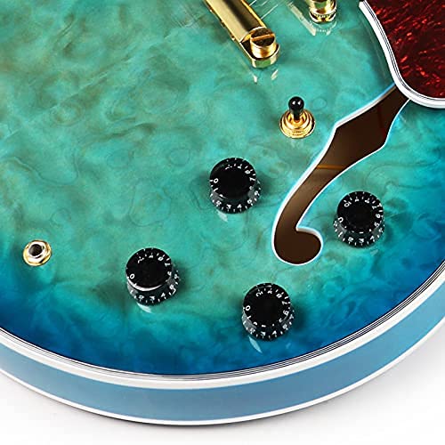 ZUWEI 335L Riptide F Hole Semi Hollow Body Electric Guitar ZUWEI Custom Shop Series, Separation Humbucker Pickups, T-O-M Bridge