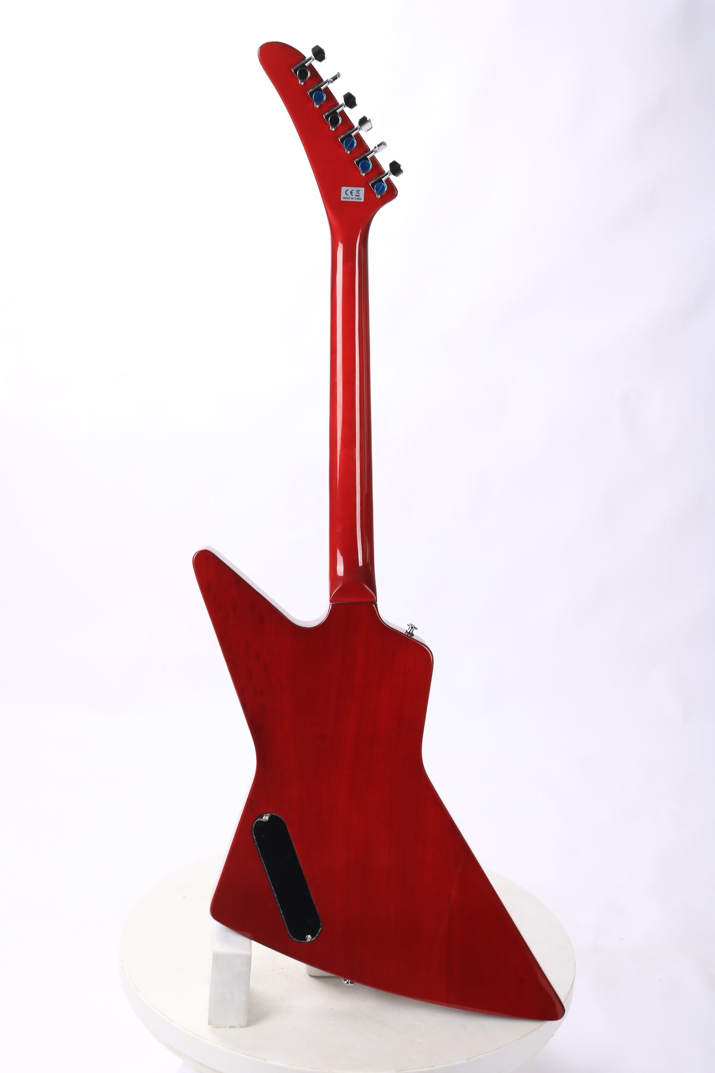 Custom translucent red Electric Guitars Mahogany Body Without logo