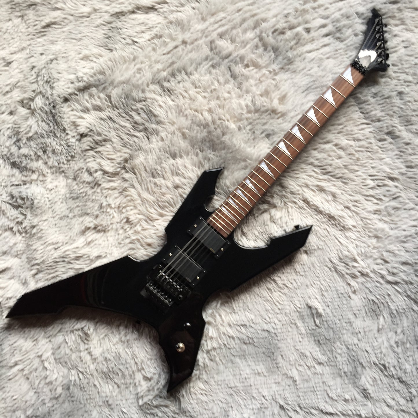 Custom Black 4 string electric Bass Guitar