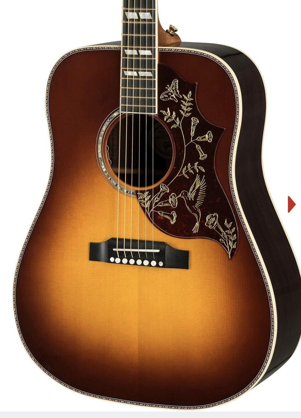 d45 acoustic electric guitar Hummingbird